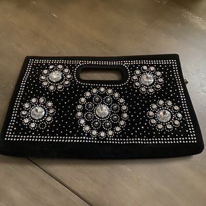 Black Jeweled clutch